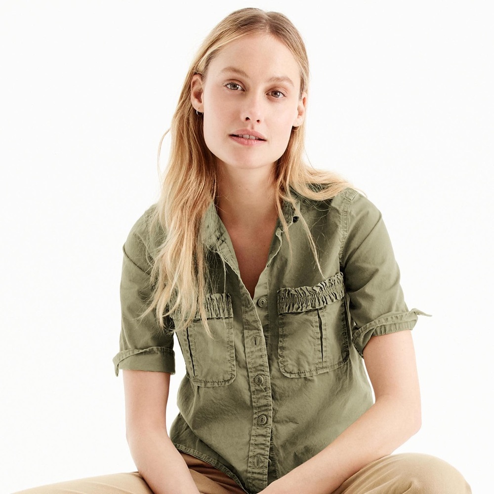 J.CREW • Boy Meet Girl Utility Shirt